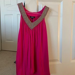 Express beaded neckline tank top